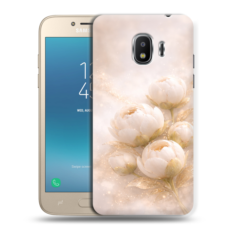 Силиконовый противоударный чехол на Samsung Galaxy J2 (2018) с принтом женский Силиконовый противоударный чехол на Samsung Galaxy J2 (2018) с принтом женский