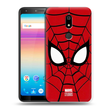 Силиконовый чехол на BQ Space X с принтом человек паук spiderman