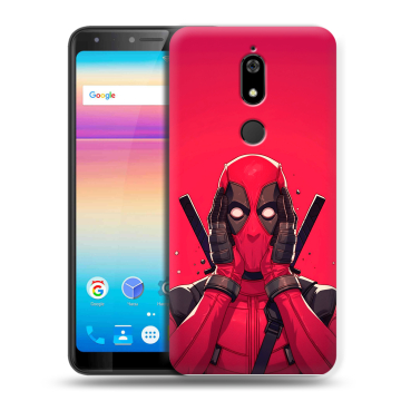 Силиконовый чехол на BQ Space X с принтом Дедпул Deadpool Силиконовый чехол на BQ Space X с принтом Дедпул Deadpool