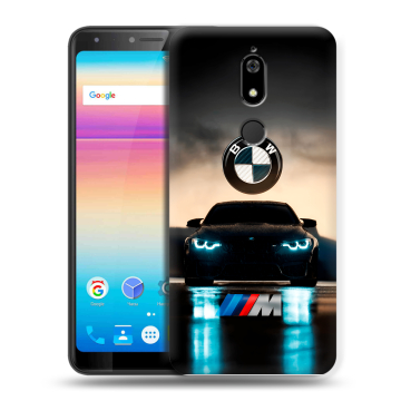 Силиконовый чехол на BQ Space X с принтом БМВ BMW