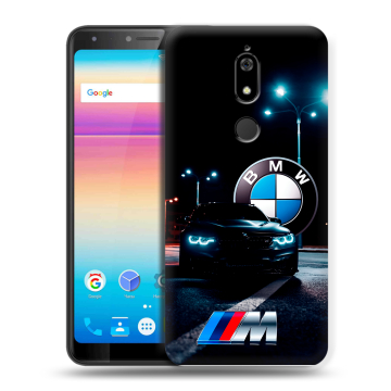 Силиконовый чехол на BQ Space X с принтом БМВ BMW