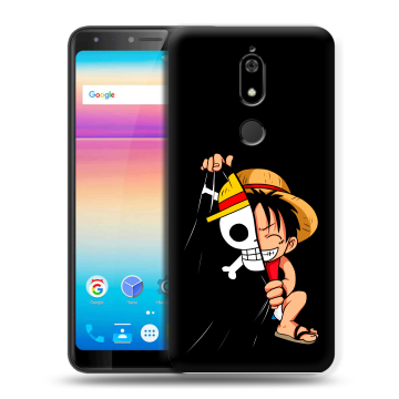 Силиконовый чехол на BQ Space X с принтом One Piece Ван Пис Силиконовый чехол на BQ Space X с принтом One Piece Ван Пис