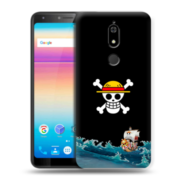 Силиконовый чехол на BQ Space X с принтом One Piece Ван Пис