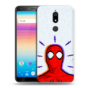 Силиконовый чехол на BQ Space X с принтом Spiderman Человек паук Силиконовый чехол на BQ Space X с принтом Spiderman Человек паук
