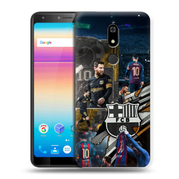 Силиконовый чехол на BQ Space X с принтом Messi Barcelona Силиконовый чехол на BQ Space X с принтом Messi Barcelona