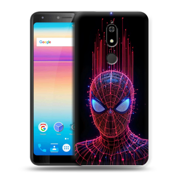 Силиконовый чехол на BQ Space X с принтом Spiderman Человек паук Силиконовый чехол на BQ Space X с принтом Spiderman Человек паук