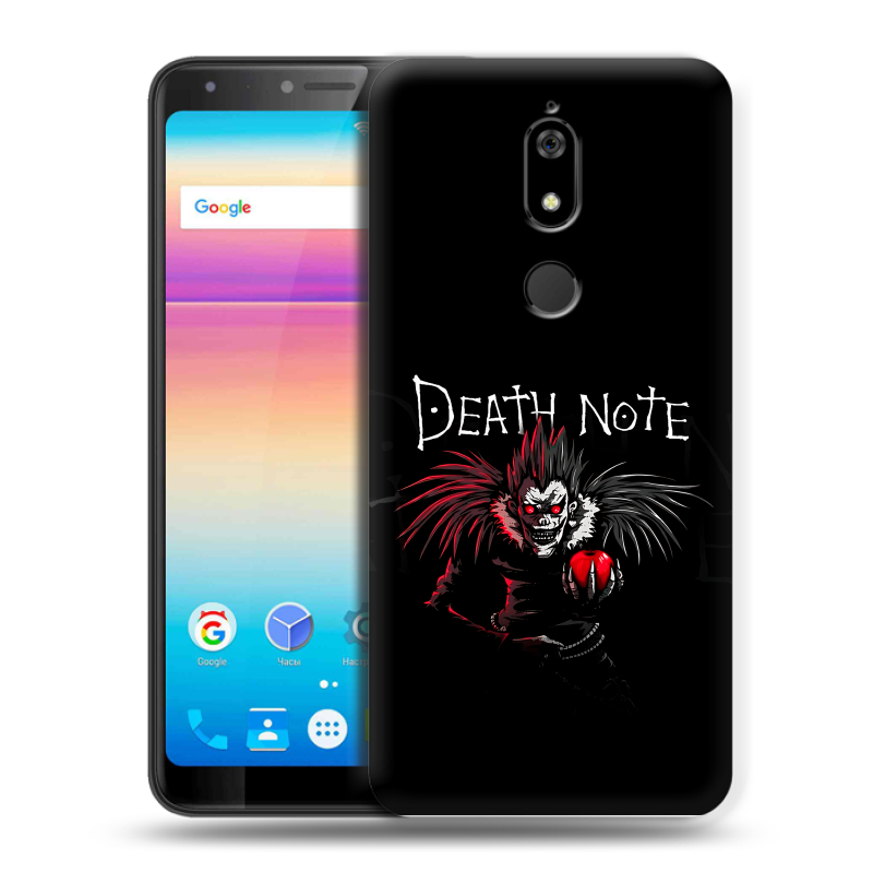 Силиконовый чехол на BQ Space X с принтом Death note Тетрадь смерти Силиконовый чехол на BQ Space X с принтом Death note Тетрадь смерти