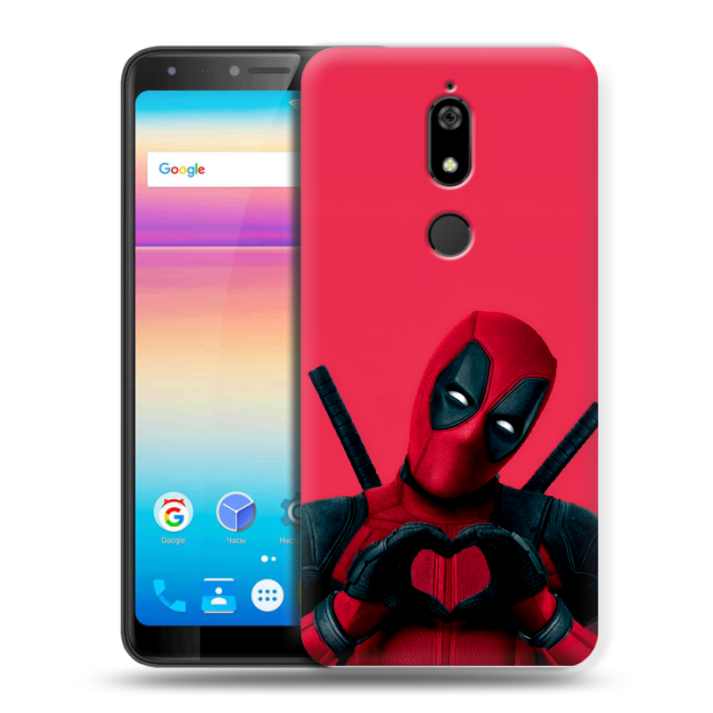 Силиконовый чехол на BQ Space X с принтом Дедпул Deadpool Силиконовый чехол на BQ Space X с принтом Дедпул Deadpool
