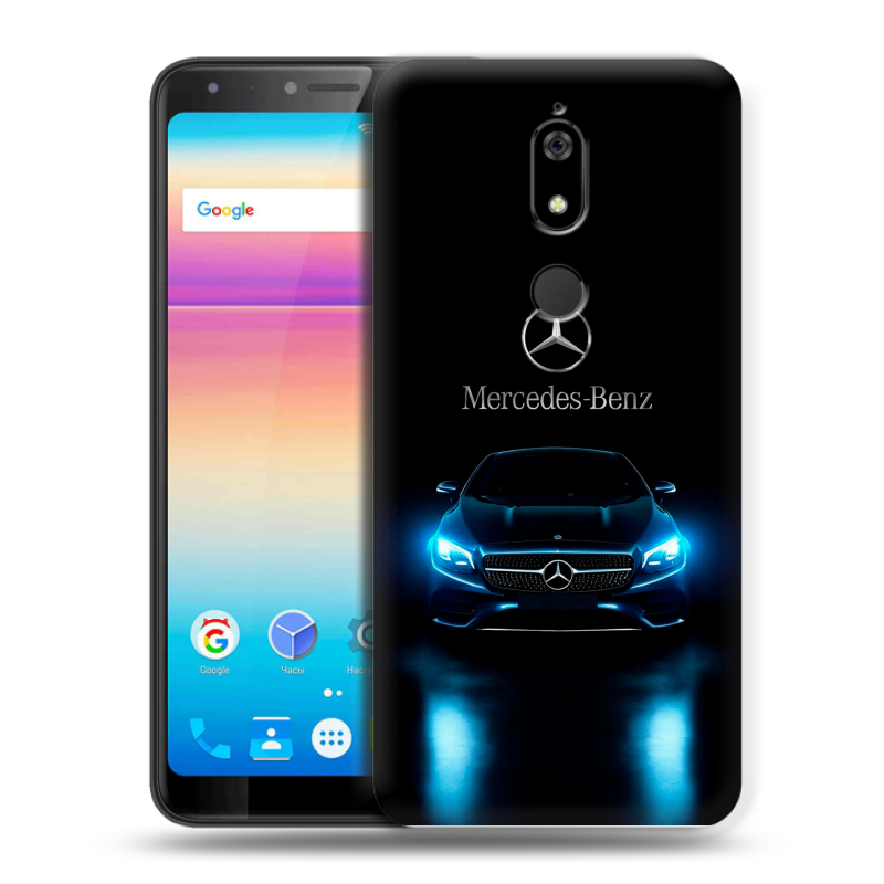 Силиконовый чехол на BQ Space X с принтом Mercedes Мерседес Силиконовый чехол на BQ Space X с принтом Mercedes Мерседес
