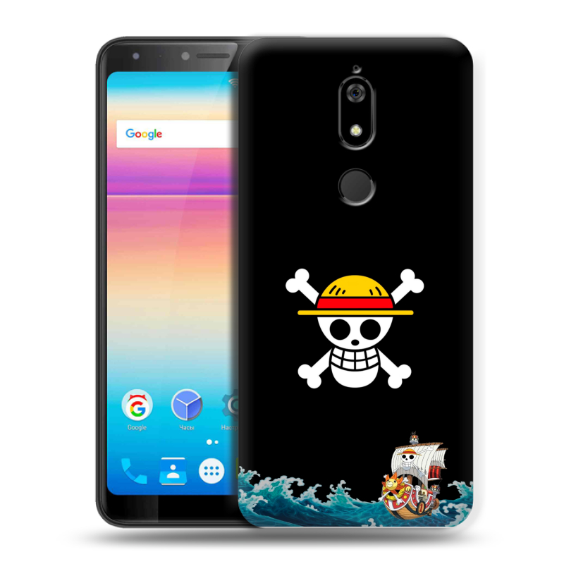 Силиконовый чехол на BQ Space X с принтом One Piece Ван Пис Силиконовый чехол на BQ Space X с принтом One Piece Ван Пис
