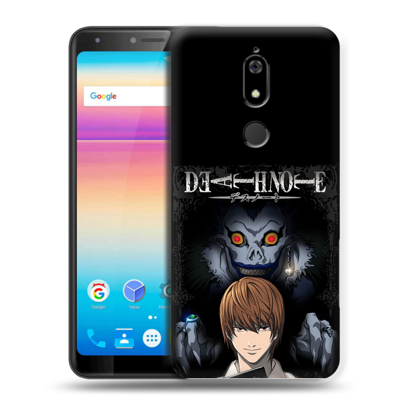 Силиконовый чехол на BQ Space X с принтом Death note Тетрадь смерти Силиконовый чехол на BQ Space X с принтом Death note Тетрадь смерти