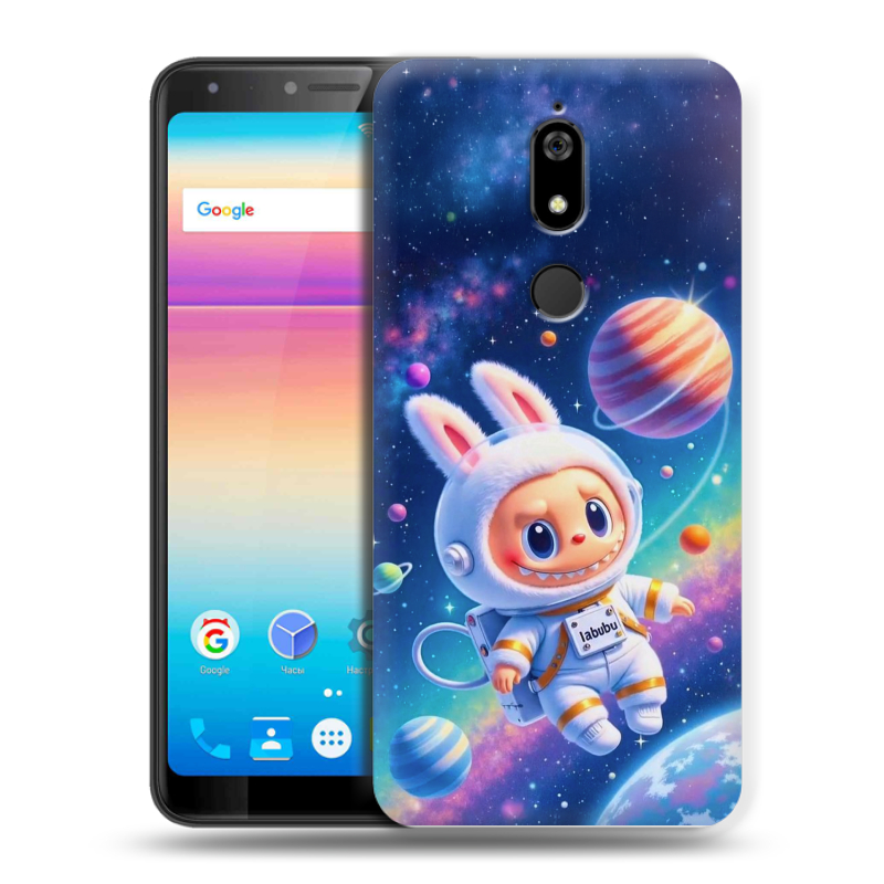 Силиконовый чехол на BQ Space X с принтом Labubu Лабубу Силиконовый чехол на BQ Space X с принтом Labubu Лабубу
