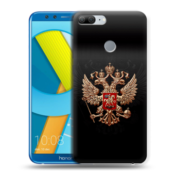 Силиконовый чехол на Huawei Honor 9 Lite с принтом Герб России Силиконовый чехол на Huawei Honor 9 Lite с принтом Герб России