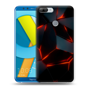 Силиконовый чехол на Huawei Honor 9 Lite с принтом Яркие абстракции Силиконовый чехол на Huawei Honor 9 Lite с принтом Яркие абстракции