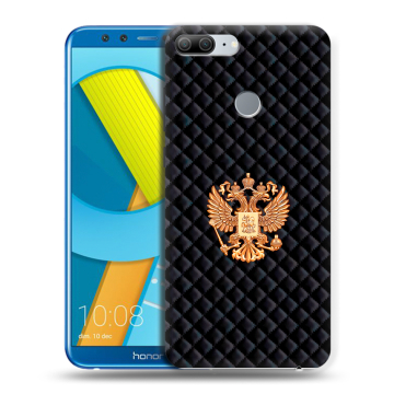 Силиконовый чехол на Huawei Honor 9 Lite с принтом Герб России принт Силиконовый чехол на Huawei Honor 9 Lite с принтом Герб России принт