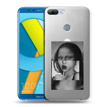 Силиконовый чехол на Huawei Honor 9 Lite с принтом Мона Лиза Силиконовый чехол на Huawei Honor 9 Lite с принтом Мона Лиза