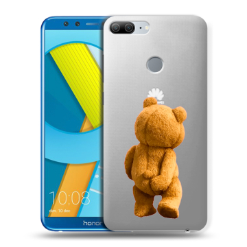 Силиконовый чехол на Huawei Honor 9 Lite с принтом Медведь Силиконовый чехол на Huawei Honor 9 Lite с принтом Медведь