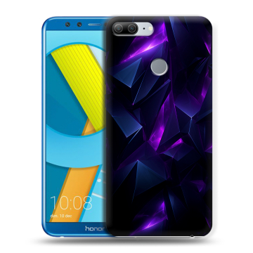 Силиконовый чехол на Huawei Honor 9 Lite с принтом Абстракиция