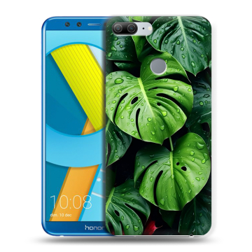Силиконовый чехол на Huawei Honor 9 Lite с принтом Листья Силиконовый чехол на Huawei Honor 9 Lite с принтом Листья