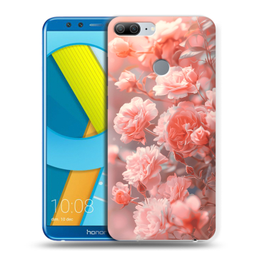 Силиконовый чехол на Huawei Honor 9 Lite с принтом Розы цветы Силиконовый чехол на Huawei Honor 9 Lite с принтом Розы цветы