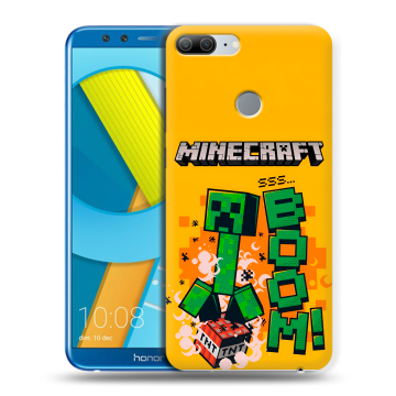 Силиконовый чехол на Huawei Honor 9 Lite с принтом Майнкрафт Minecraft Силиконовый чехол на Huawei Honor 9 Lite с принтом Майнкрафт Minecraft