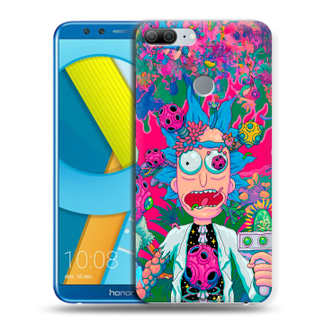 Силиконовый чехол на Huawei Honor 9 Lite с принтом Рик и Морти Rick Morty Силиконовый чехол на Huawei Honor 9 Lite с принтом Рик и Морти Rick Morty
