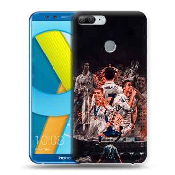 Силиконовый чехол на Huawei Honor 9 Lite с принтом Реал Роналдо Real Ronaldo