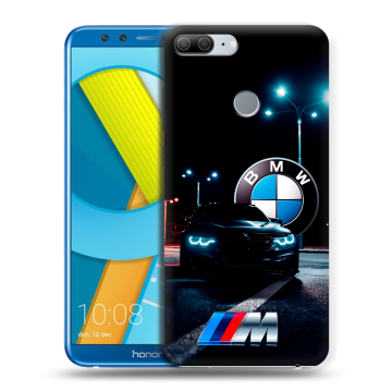 Силиконовый чехол на Huawei Honor 9 Lite с принтом БМВ BMW Силиконовый чехол на Huawei Honor 9 Lite с принтом БМВ BMW