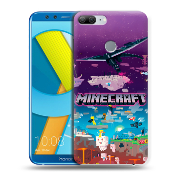 Силиконовый чехол на Huawei Honor 9 Lite с принтом Майнкрафт Minecraft Силиконовый чехол на Huawei Honor 9 Lite с принтом Майнкрафт Minecraft