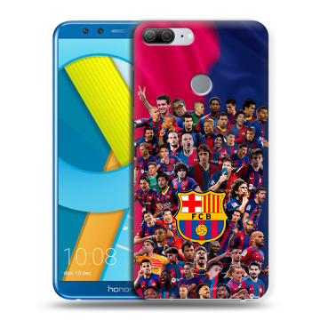 Силиконовый чехол на Huawei Honor 9 Lite с принтом Барселона Barcelona