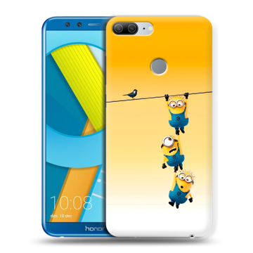 Силиконовый чехол на Huawei Honor 9 Lite с принтом Миньоны Силиконовый чехол на Huawei Honor 9 Lite с принтом Миньоны