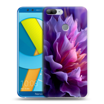 Силиконовый чехол на Huawei Honor 9 Lite с принтом женский цветы Силиконовый чехол на Huawei Honor 9 Lite с принтом женский цветы