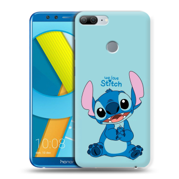 Силиконовый чехол на Huawei Honor 9 Lite с принтом Лило и Стич