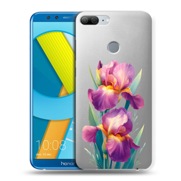Силиконовый чехол на Huawei Honor 9 Lite с принтом Цветы орхидеи