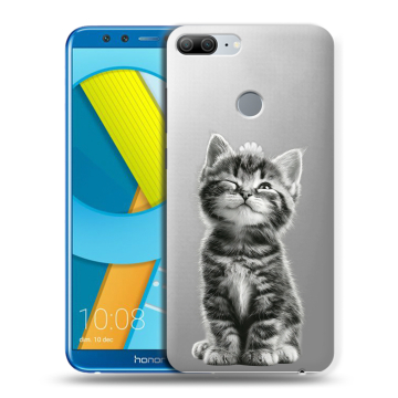 Силиконовый чехол на Huawei Honor 9 Lite с принтом Котенок Силиконовый чехол на Huawei Honor 9 Lite с принтом Котенок