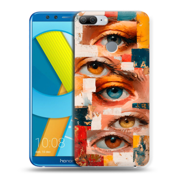 Силиконовый чехол на Huawei Honor 9 Lite с принтом Модный принт