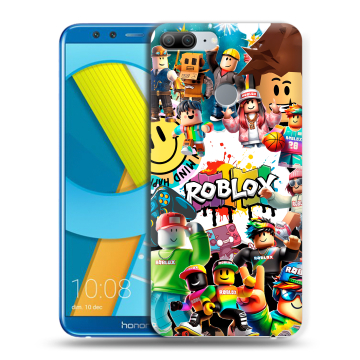 Силиконовый чехол на Huawei Honor 9 Lite с принтом Roblox Роблокс Силиконовый чехол на Huawei Honor 9 Lite с принтом Roblox Роблокс