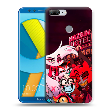 Силиконовый чехол на Huawei Honor 9 Lite с принтом Hazbin Hotel Отель Хазбин Силиконовый чехол на Huawei Honor 9 Lite с принтом Hazbin Hotel Отель Хазбин