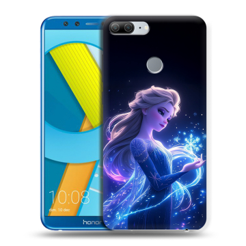 Силиконовый чехол на Huawei Honor 9 Lite с принтом Холодное сердце Frozen Силиконовый чехол на Huawei Honor 9 Lite с принтом Холодное сердце Frozen