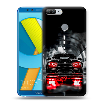 Силиконовый чехол на Huawei Honor 9 Lite с принтом BMW БМВ Силиконовый чехол на Huawei Honor 9 Lite с принтом BMW БМВ