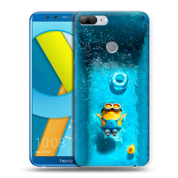 Силиконовый чехол на Huawei Honor 9 Lite с принтом Миньоны Силиконовый чехол на Huawei Honor 9 Lite с принтом Миньоны