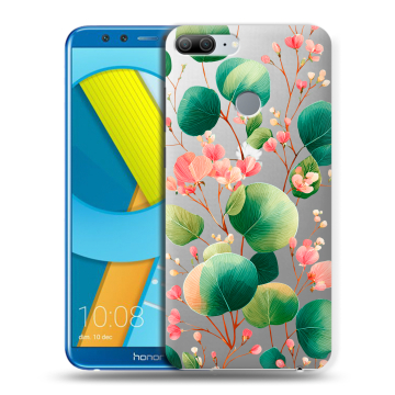 Силиконовый чехол на Huawei Honor 9 Lite с принтом женский