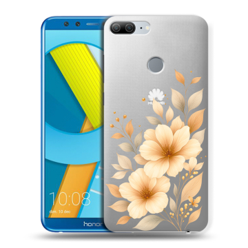 Силиконовый чехол на Huawei Honor 9 Lite с принтом для девушки