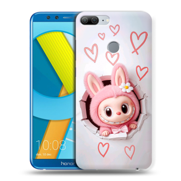 Силиконовый чехол на Huawei Honor 9 Lite с принтом Labubu Лабубу
