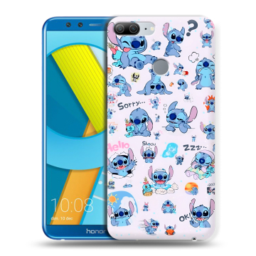 Силиконовый чехол на Huawei Honor 9 Lite с принтом Лило и Стич