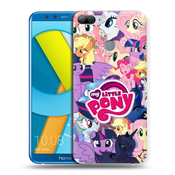 Силиконовый чехол на Huawei Honor 9 Lite с принтом My little pony Дружба чудо