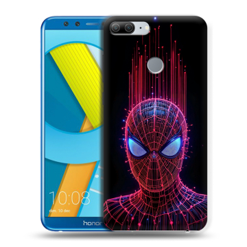 Силиконовый чехол на Huawei Honor 9 Lite с принтом Spiderman Человек паук Силиконовый чехол на Huawei Honor 9 Lite с принтом Spiderman Человек паук