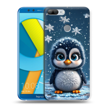 Силиконовый чехол на Huawei Honor 9 Lite с принтом Новый год