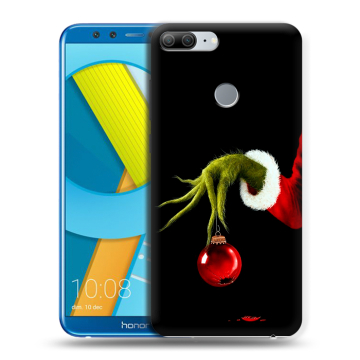 Силиконовый чехол на Huawei Honor 9 Lite с принтом Новый год Гринч