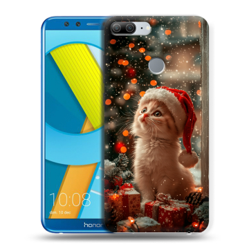 Силиконовый чехол на Huawei Honor 9 Lite с принтом Новый год